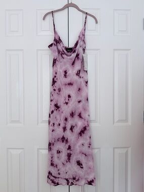 Realisation Par Lavender Purple Tie-Dye Capulet Dress XXL